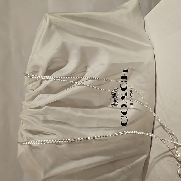 COACH F58294 Zip Top Tote In Signature Canvas Logo Khaki Chalk - Picture 11 of 12